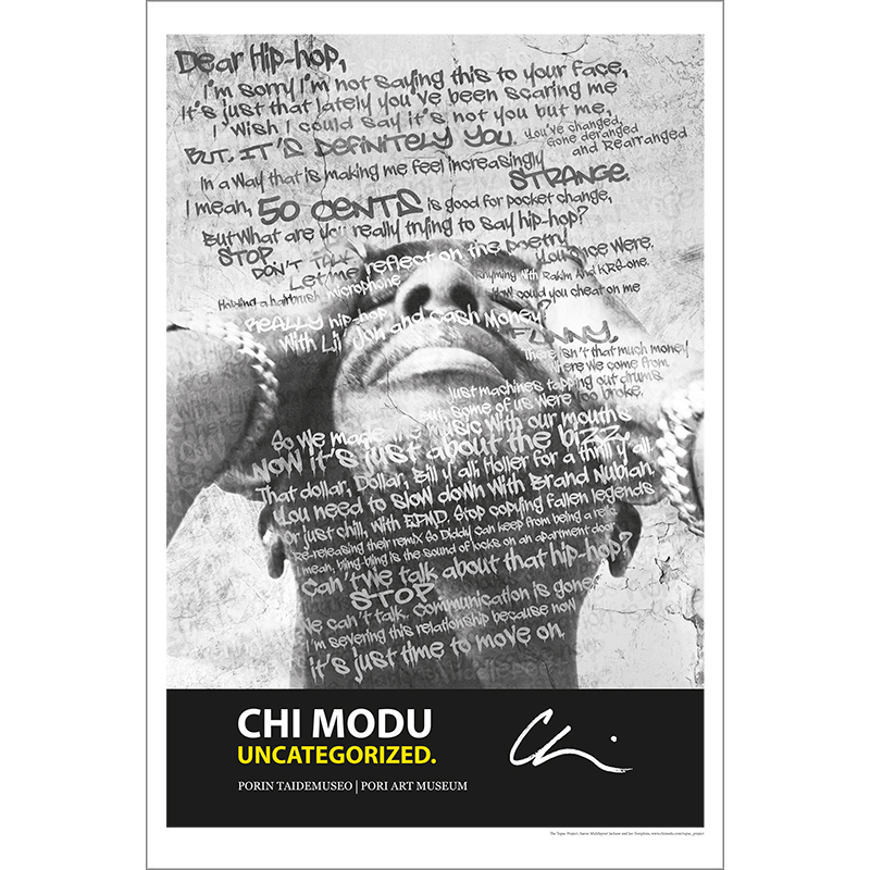 CHI MODU: UNCATEGORIZED. juliste, Dear Hip-hop (510015)